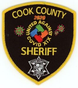 ILLINOIS IL COOK COUNTY SHERIFF CV NICE SHOULDER PATCH POLICE