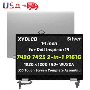 for Dell Inspiron 14 7425 2-in-1 02V84F RWCF8 LCD Touch Screen Complete SIlver - Picture 1 of 5