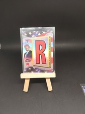 Donald Trump Letter R Refractor Custom Art Novelty Card