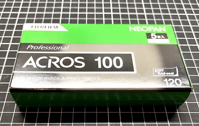 NEW FUJIFILM Neopan Acros 100 120 film 5 pack (original out of production) - Image 1 of 4