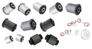 Rear Control Trailing Arm Bushings Bushes For Nissan Pathfinder R51 2005-2014 - Picture 1 of 1