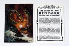 1994 Comic Images Ken Barr The Beast Within Promo Card (Water Dragon) Nm/Mt