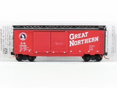 N Scale Micro-Trains MTL 02300280 GN Great Northern 40' Double Door Boxcar 15466 - Image 1 of 4
