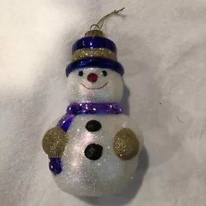 Snowman Christmas Ornament ~ 5.5" Tall ~ New - Picture 1 of 2