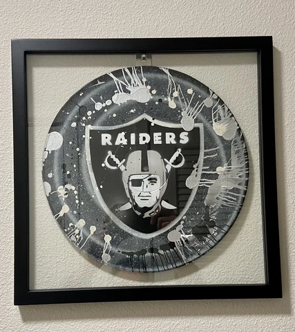 Awesome Las Vegas Raiders Record Plaque Cover