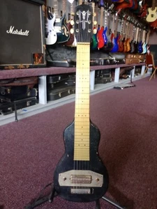 Harmony Vintage 1950's Lap Steel Guitar w/Gibson P-13 Pickup & Case * FREE SHIPP - Picture 1 of 19