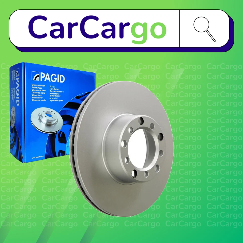 Par de discos de freno delanteros Pagid ventilados para Mercedes SL 280 SL 1974-1985 278 mm Foto 1 de 4