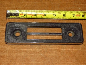 BENDIX Sapphire IX car radio faceplate, chrome, used vintage VW late 1960's - Picture 1 of 2