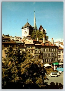 Postal Cathédrale Saint-Pierre de Genève Suiza Ginebra - Imagen 1 de 2