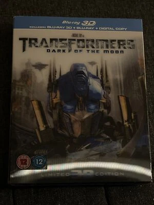 TRANSFORMERS : DARK OF THE MOON - HK LENTICULAR SLIPCASE BLU-RAY * NEW - Image 1 of 2