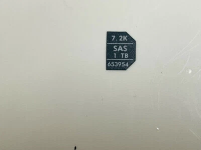 10PCS  653954-001 Fit HP 1TB 6G 7.2K 2.5" SAS disk shelf head label - Image 1 of 2