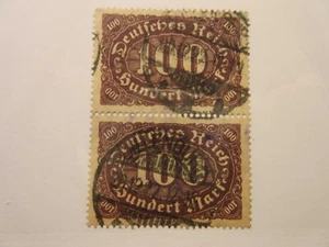 GERMANY, Michel Plate Fault: 219 I (top stamp), USED, Lot26, Cat €23.50 - Picture 1 of 1