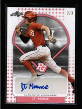 JT MOUNCE 2018 LEAF PERFECT GAME NATIONAL SHOWCASE PINK AUTO #3/3 AN4256