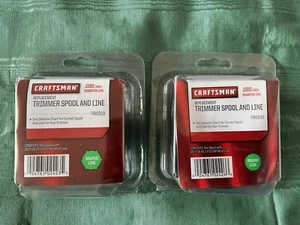 CRAFTSMAN REPLACEMENT TRIMMER SPOOL and LINE .080 INCH 2 PIECES - Picture 1 of 3