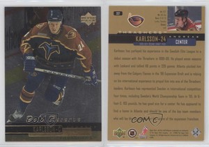 1999-00 Upper Deck Gold Reserve Andreas Karlsson #337 Rookie RC
