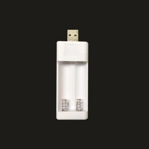 2 Slot USB fast Battery Charger for AA AAA NiCad NIMH 1.2V Rechargeable Battery - Picture 1 of 12