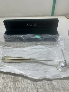 Vintage Towle Silver Plate Candle Snuffer In Box 10" - Picture 1 of 9