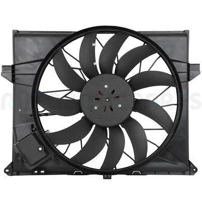 Conjunto de ventilador de refrigeración lateral izquierdo para Mercedes-Benz GL450 2008-2012 Gl500 2007-2009 Foto 1 de 4