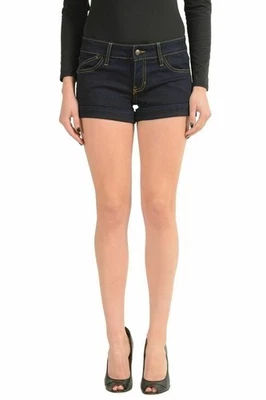 Pantalones Cortos Informales Just Cavalli Azul Oscuro Denim Para Mujer US 26 IT 40 Foto 1 de 4