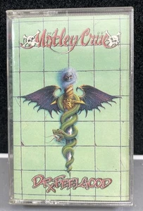 Motley Crue 🎸- Dr. Feelgood (Cassette, 1989, Elektra) - Nikki Sixx - Picture 1 of 4