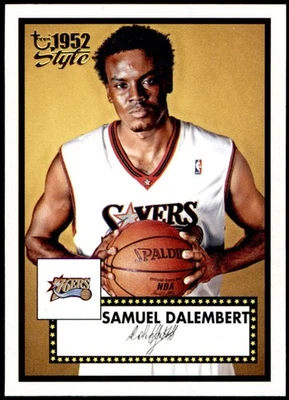 Samuel Dalembert 86 2005-06 Topps 1952 estilo - Philadelphia 76ers Sixers Foto 1 de 2