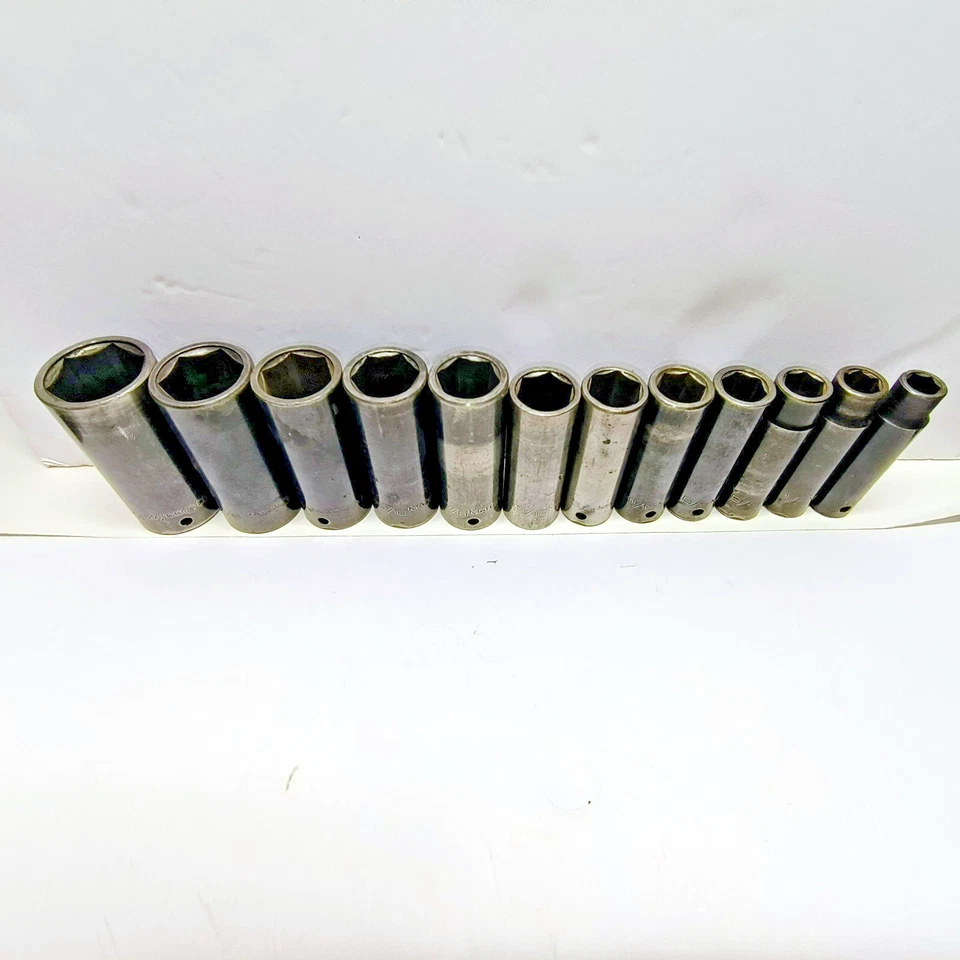 Matco Tools 12-Pc SAE Deep Impact Socket Set 1/2" Dr CDP Series (7/16" - 1-1/4") - Image 1 of 4