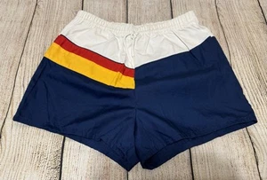 Vintage 80's Cutloose Shorts Swim Trunks Color Block Sz XL 18-20 Boys - Picture 1 of 7
