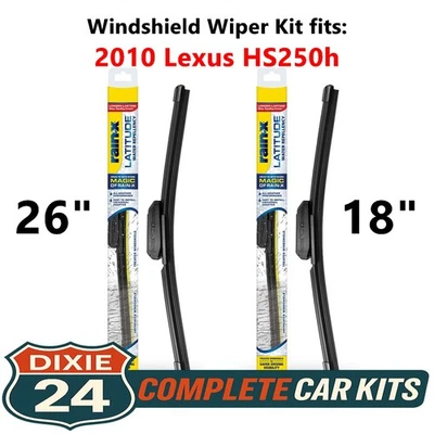 Rain-X Latitude 2-n-1 Windshield Wiper Kit fits: 2010 Lexus HS250h (26" & 18") Foto 1 de 4