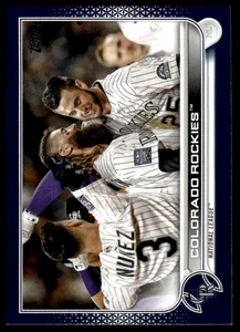 2022 Topps #222 Colorado Rockies - Picture 1 of 2