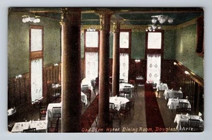 Douglas AZ-Arizona, Gadsden Hotel Dining Room Advertising, Vintage Postcard - Picture 1 of 2