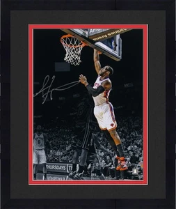 FRMD Amar'e Stoudemire New York Knicks Signed 16x20 Spotlight Dunk vs Heat Photo - Picture 1 of 1