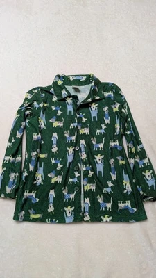 Pijama de vacaciones Gymboree 2 piezas, 7-8, perros verdes Foto 1 de 4