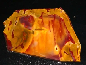 MOOKAITE JASPER SLAB --5 5/8" x 4 1/2"  rough, cabbing - display , science - Picture 1 of 3
