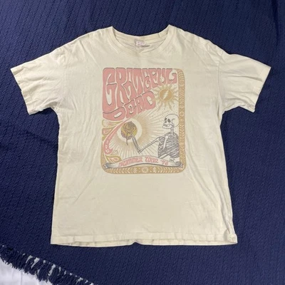 Grateful Dead - Summer Tour '76 Reprint T-Shirt Size XS Small Skeleton Rose  - Image 1 of 4