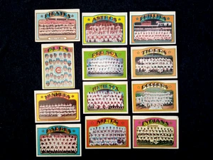 1972 Topps Champs Pirates Yankees Dodgers Indians Pirates Team Baseball Lot 10 - Picture 1 of 6