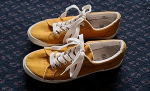 Ladies Mystard Yellow Shoes Size 5 - Picture 1 of 5