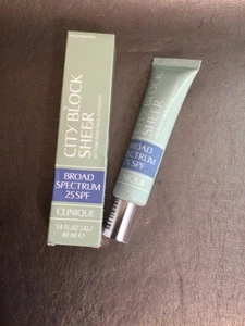 Clinique City Block Sheer SPF 25 Oil Free ~ Full Size 1.4oz/40ml NIB - Picture 1 of 4