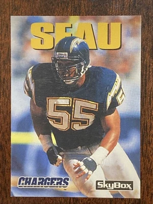 1992 Skybox Impact - Junior Seau #175 - Image 1 of 2