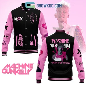 Machine Gun Kelly Tickets To My Downfall Baseball Jacket - Picture 1 of 2