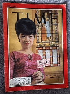 TIME Magazine Vol 82 No. 6 MADAME NHU SOUTH VIETNAM August 9, 1963 Vintage - Bild 1 von 5