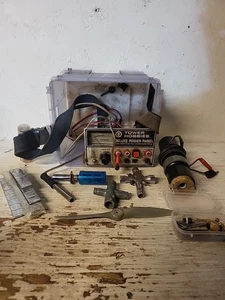 Tower Hobbies Deluxe Power Panel in Custom Plastic Hobby Box RC R/C W/ Acc. - Picture 1 of 7