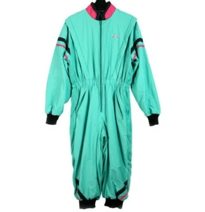 80s MULTESSA Sportswear 3/4 vintage ski jumpsuit suit overall Austria women M L - Picture 1 of 12