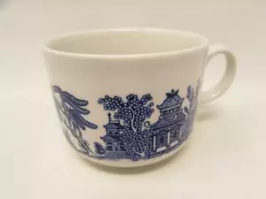 Willow Blue England by Churchill Breakfast Cup b354 - Picture 1 of 3