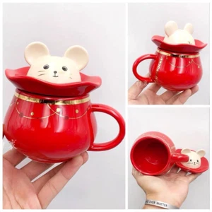 New Starbucks 2020 China Chinese New Year Of Rat 12oz Lucky Bag Red Mug - Picture 1 of 6