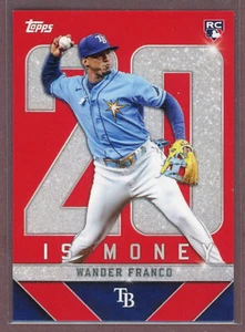 2022 Topps X Wander Franco Collection Red #60 Wander Franco RC (Rays) 05/10 JSY! - Picture 1 of 2