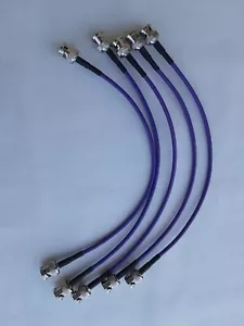 5pack Belden1855A HD-SDI Mini RG59 Video Cable 6GHZ BNC Male to BNC Male 2ft. - Picture 1 of 2
