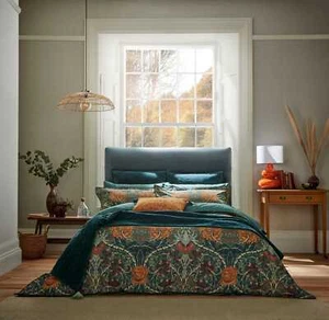 Juego de cama Morris & Co madreselva y tulipán morera y verde azulado - Imagen 1 de 1