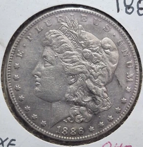 1886 P Morgan Dollar XF - Extra Fine OHE - Picture 1 of 2