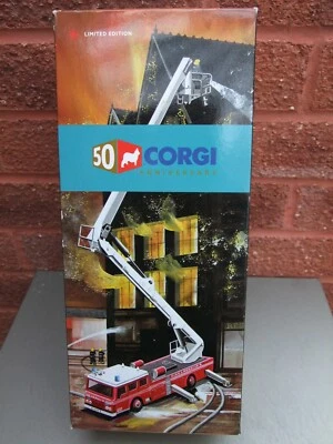 Corgi Dennis F125 Simon Snorkel Fire Platform - 1/50 Scale Bedfordshire BOXED - Image 1 of 3