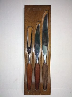 Washington Forge Town & Country Fleetwood 3 件套雕刻套装带托盘 — 第 1/3 张图片